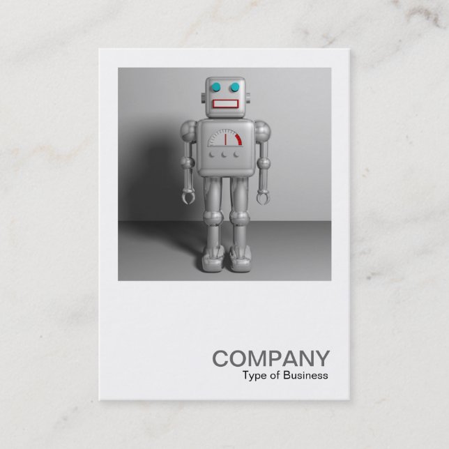 Square Photo 0336 - Robot Business Card (Front)