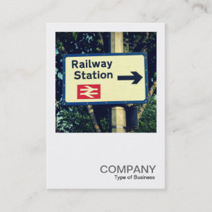 Square Photo 0403 - Station Sign Business Card