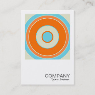 Square Photo 0430 - Colourful  Circle 03 Business Card