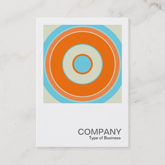 Square Photo 0430 - Colourful  Circle 03 Business Card (Front)