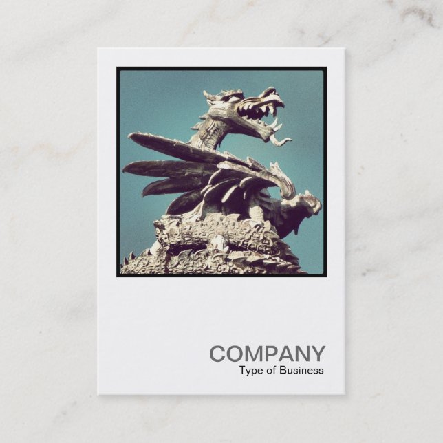 Square Photo 0434 - Dragon Business Card (Front)