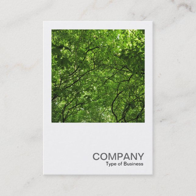 Square Photo 0481 - Woodland Canopy Business Card (Front)