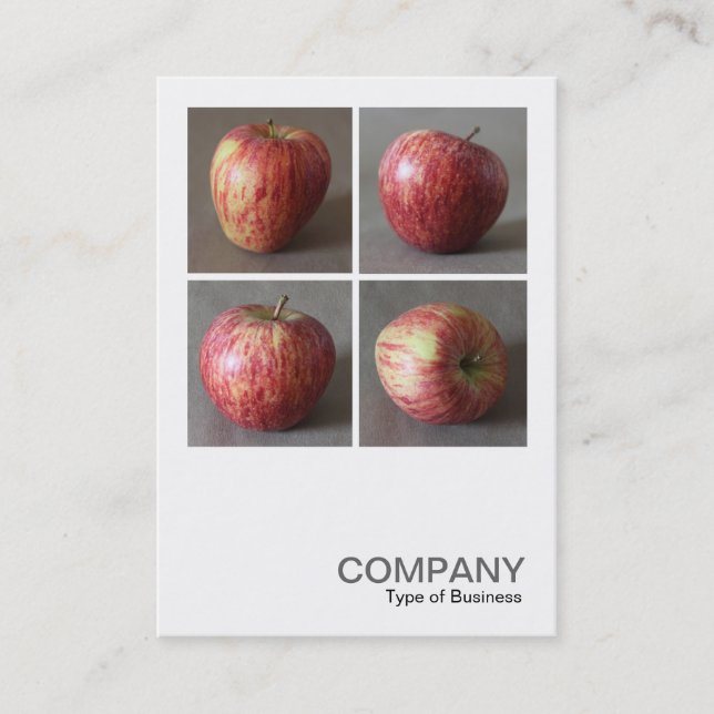 Square Photo 0491 - Four Apples Business Card (Front)