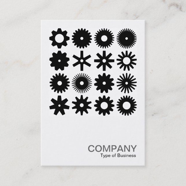 Square Photo 0500 - Cogs Business Card (Front)