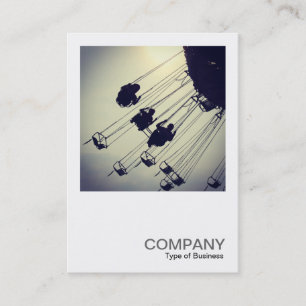 Square Photo 0517 - Fairground Ride Business Card