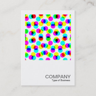 Square Photo 0540 - Colour Halftone Pattern Business Card