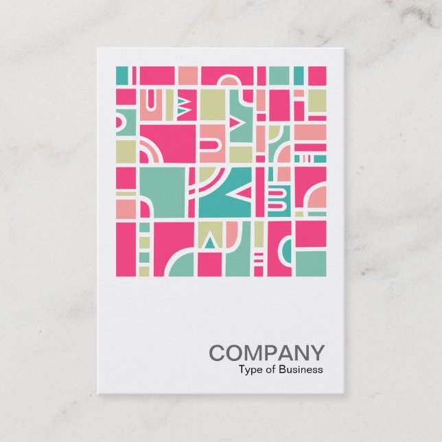 Square Photo 0544 - Abstract Pattern 170715 Business Card (Front)