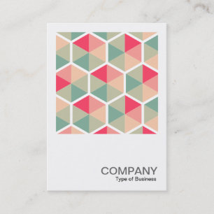 Square Photo 0548 - Hexagon Pattern 04 Business Card