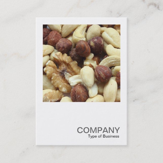 Square Photo 0554 - Mixed Nuts Business Card (Front)