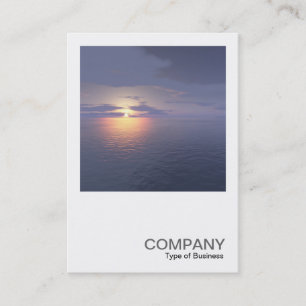 Square Photo 0585 - Sunrise/Sunset Business Card