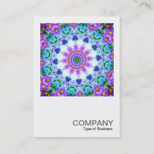 Square Photo 063 - Daisy Kaleidoscopic Business Card