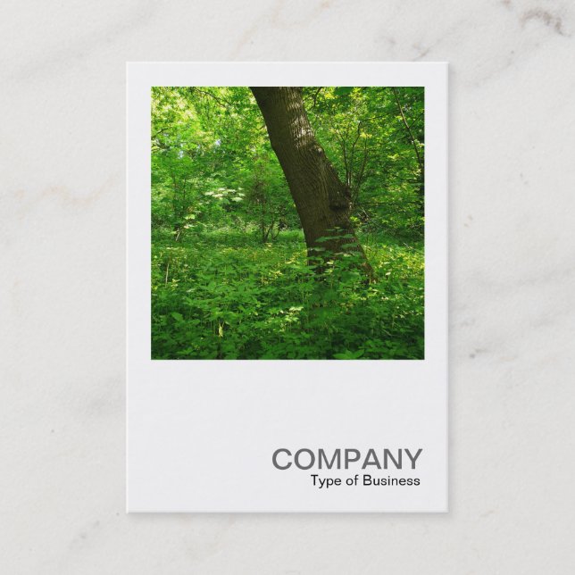 Square Photo 092 - Spring in the Woods Business Card (Front)