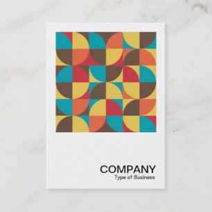 Square Photo - Abstract Geometric 110421v5 Business Card