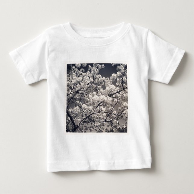 Square Photo - Cherry Blossom Baby T-Shirt (Front)