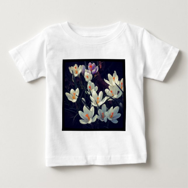 Square Photo - Crocuses Baby T-Shirt (Front)