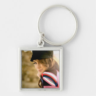 Square Photo keychain