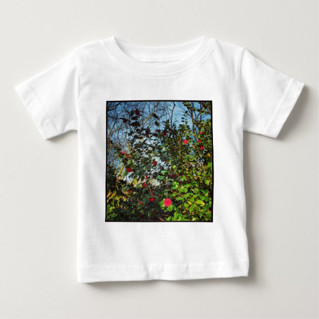 Square Photo - Magnolia Bush 01 Baby T-Shirt (Front)
