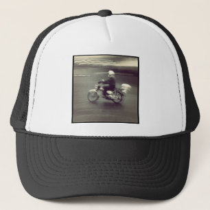 Square Photo - Speedy Moped Trucker Hat