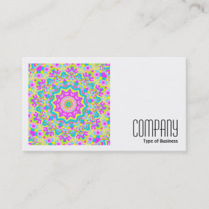 Square Photo (v2) - Colourful Kaleidoscope 04 Business Card