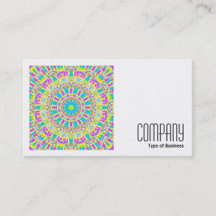 Square Photo (v2) - Colourful Kaleidoscope 06 Business Card