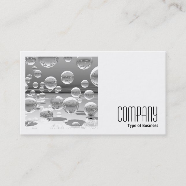 Square Photo (v2) - Spheres Business Card (Front)