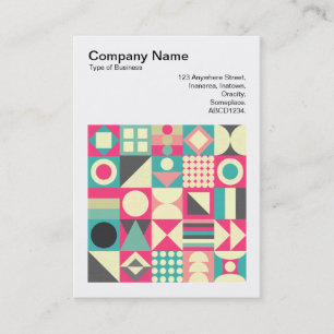 Square Photo (v3) - Abstract Squares 110419 Business Card