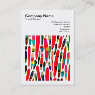 Square Photo (v3) - Collaged Colour Splash 150222 Business Card