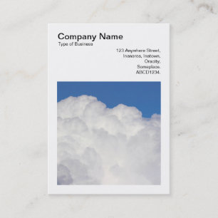 Square Photo (v3) - Cumulus Clouds Business Card