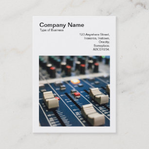 Square Photo (v3) - Mixing Desk Business Card