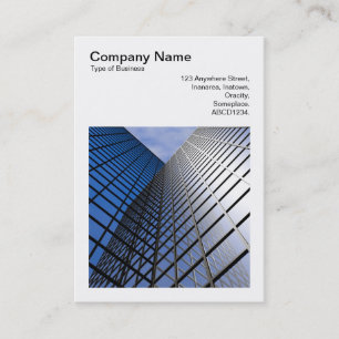 Square Photo (v3) - Reflective Office Block Business Card