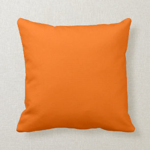 Square Pillow Orange Cushion Block Colours