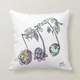 square pillow--triplets cushion