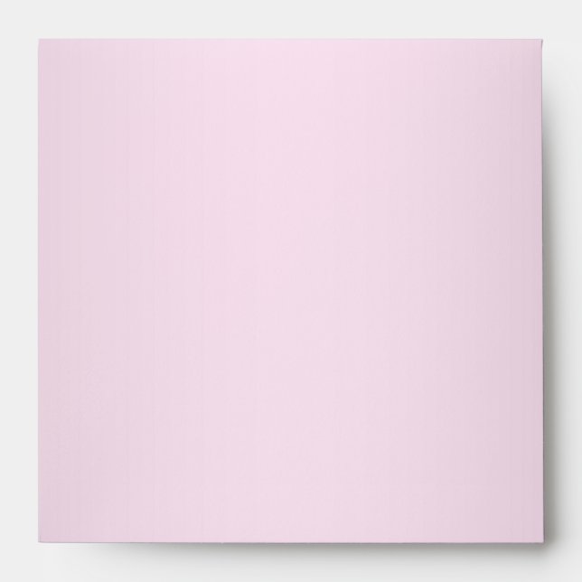 Square Pink Black Linen Envelopes (Front)