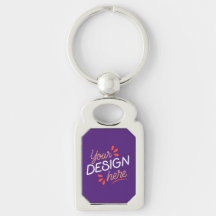 Square purple graphic with playful orange