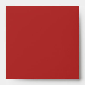 Square Red Black Linen Envelopes