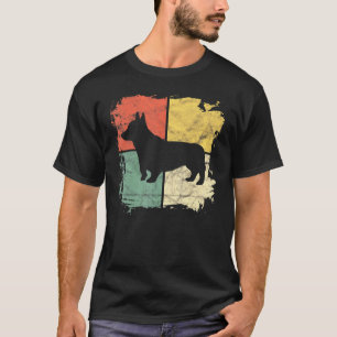 Square Retro Corgi Owner Dog Welsh Corgi Dad Pet M T-Shirt