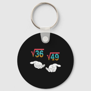 Square Root 36 49 Meme 67 Ice Cream Drip Math Teac Key Ring