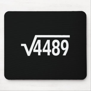Square Root 4489 Funny Math Teacher Six Seven 67 M Mouse Pad
