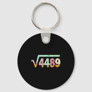 Square Root 4489 Slang Math Teacher Six Seven 6 7 Key Ring