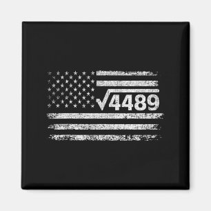 Square Root 4489 Slang Math Teacher Six Seven 6 7  Magnet