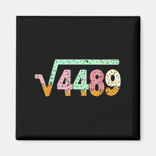 Square Root 4489 Slang Math Teacher Six Seven 6 7  Magnet