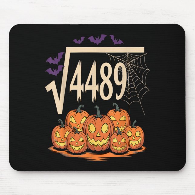Square Root 4489 Slang Math Teacher Six Seven 6 7  Mouse Pad (Front)