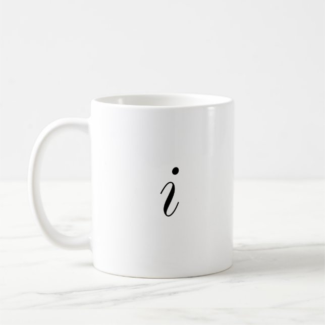 Square Root of -1 Equals i Coffee Mug (Left)