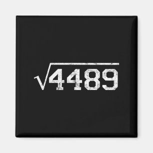 Square Root Of 4489 Slang Math Teacher Six Seven 6 Magnet