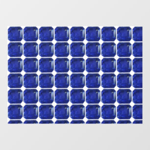 Square Sapphire Gemstone Blue