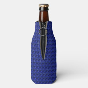Square Sapphire Gemstone Blue Bottle Cooler