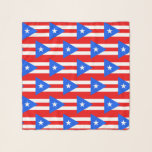 Square Scarf with flag of Puerto Rico, USA<br><div class="desc">Add a touch of Puerto Rican pride to your wardrobe with our exclusive square scarf featuring the flag of Puerto Rico! Crafted with elegance and cultural flair, this square scarf is more than just a fashion accessory; it’s a celebration of Puerto Rico’s vibrant heritage. The iconic Puerto Rican flag design...</div>