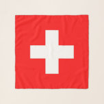 Square Scarf with flag of Switzerland<br><div class="desc">Add a touch of Swiss elegance to your wardrobe with our exclusive square scarf featuring the flag of Switzerland! Crafted with meticulous attention to detail, this scarf is more than just a stylish accessory; it’s a celebration of Switzerland’s rich cultural heritage. The vibrant design prominently displays the iconic Swiss flag,...</div>