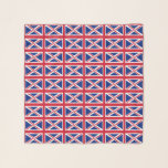 Square Scarf with flag of United Kingdom<br><div class="desc">Patriotic,  elegant square scarf with flag of United Kingdom. This product its customisable.</div>