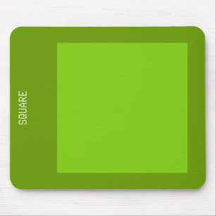 Square - Shades of Green Mouse Pad